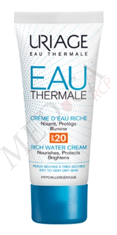 Uriage Eau Thermale Rich Water Cream SPF20+